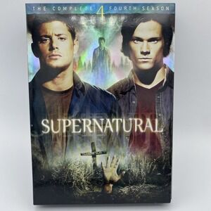 SUPERNATURAL - The Complete Fourth 4 Four Season W/ Slipcover DVD Region 1